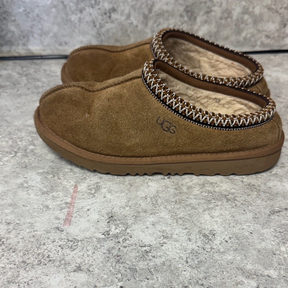 UGG Tan Suede Slip-On Shoes